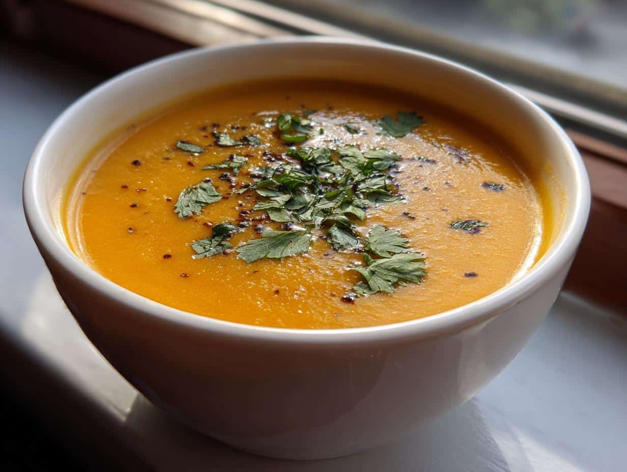 “35-Minute Delicious Thai Sweet Potato Soup Perfectly Spiced”