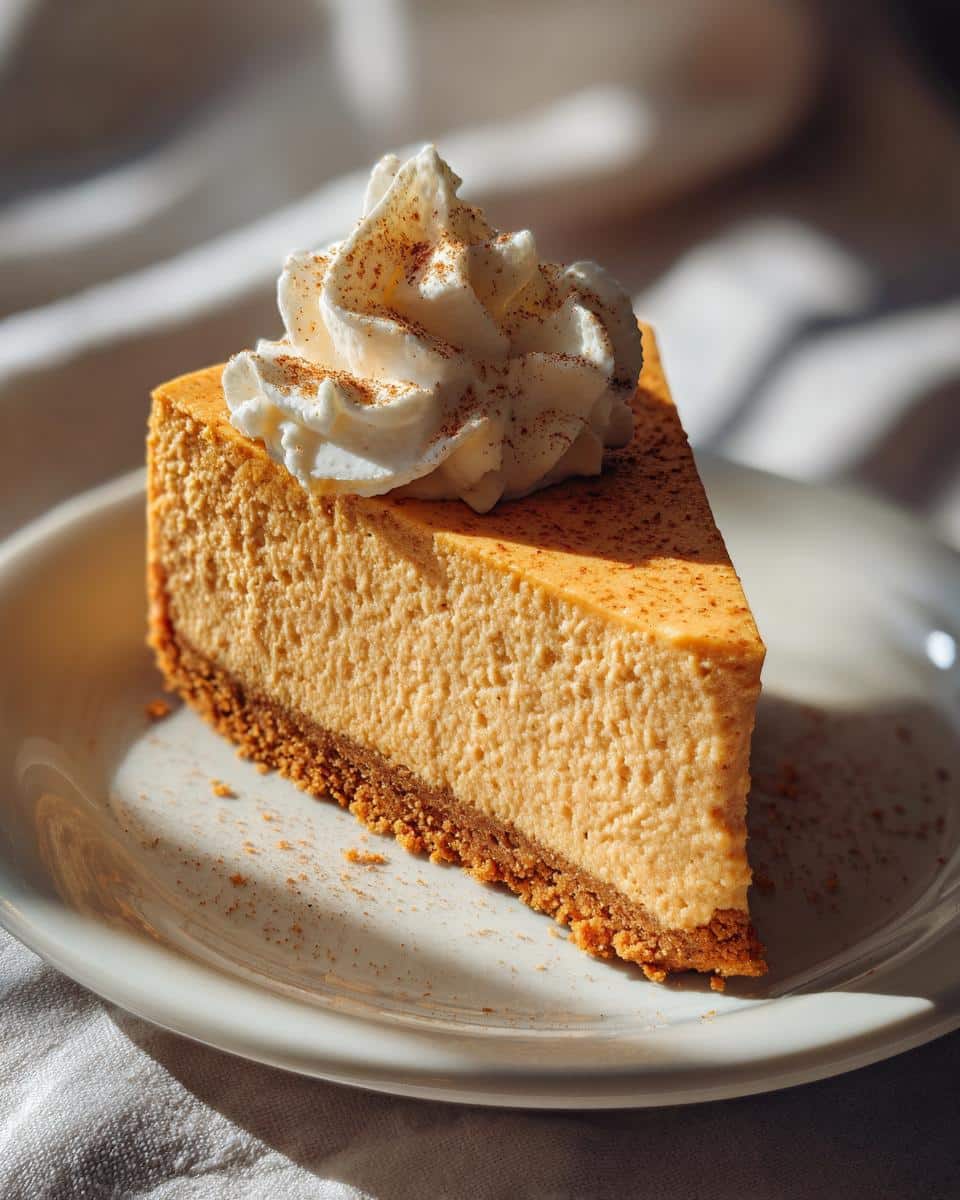 EASY PUMPKIN PIE CHEESECAKE - detail 1