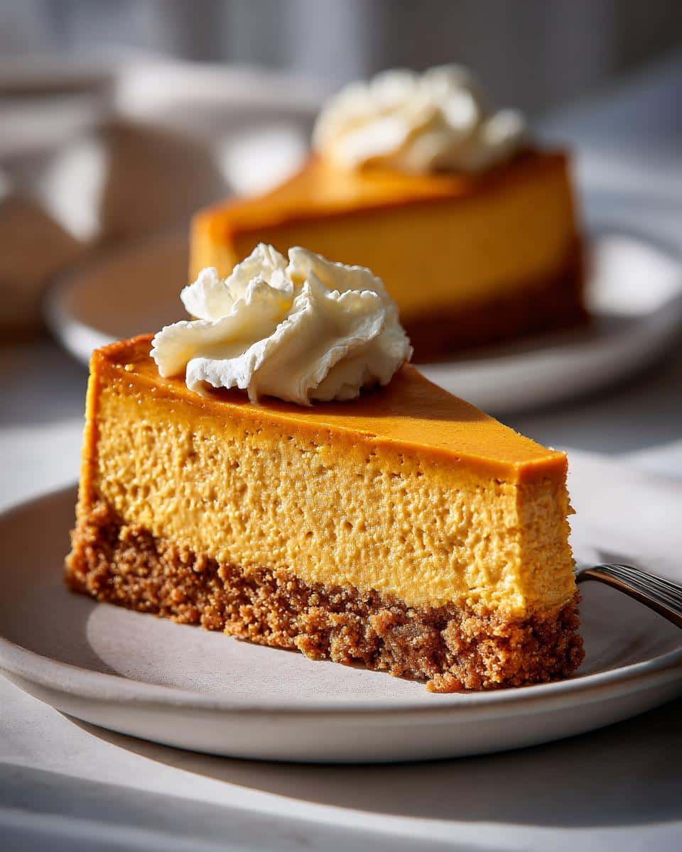 EASY PUMPKIN PIE CHEESECAKE - detail 2