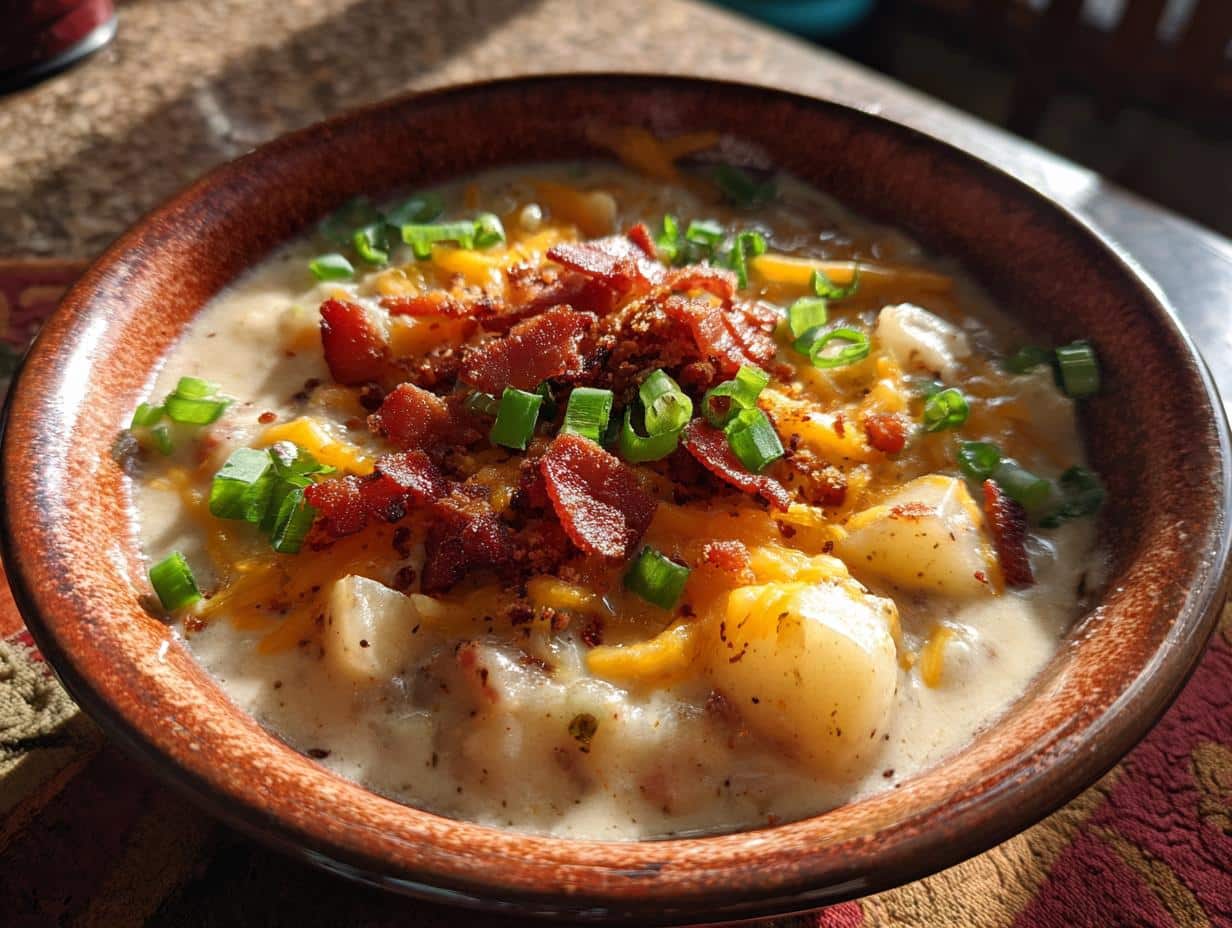 Creamy Crockpot Potato Soup Your Family Will Crave