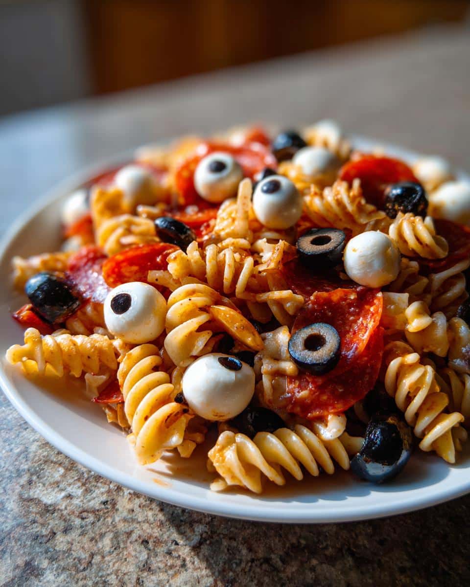 Easy Eyeball Pasta Salad - detail 3