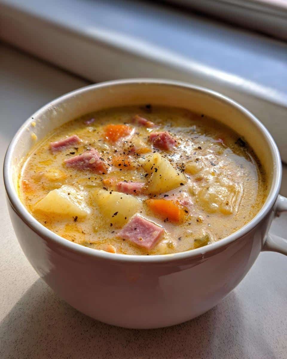 Easy One Pot Ham and Potato Soup - detail 1