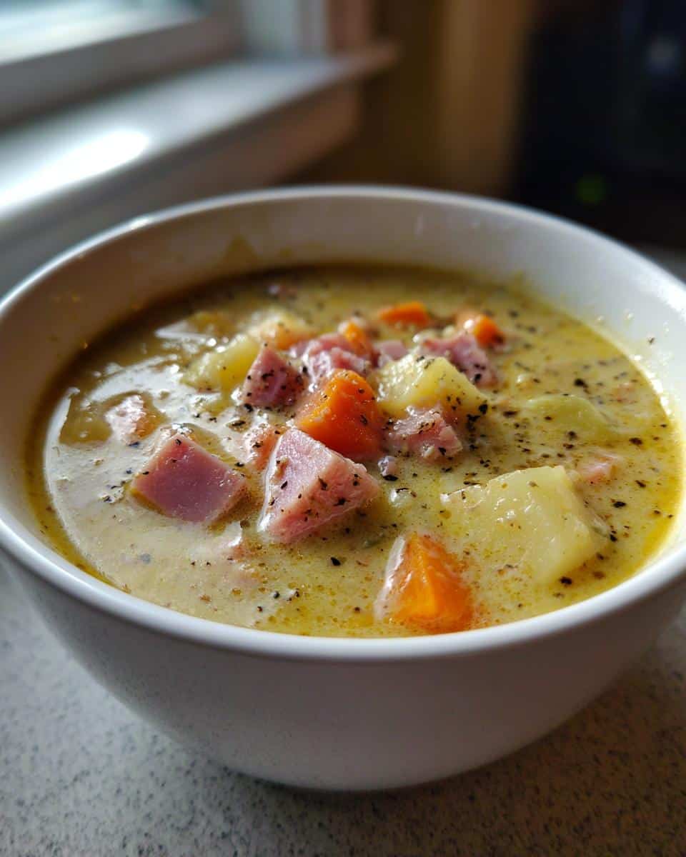 Easy One Pot Ham and Potato Soup - detail 2