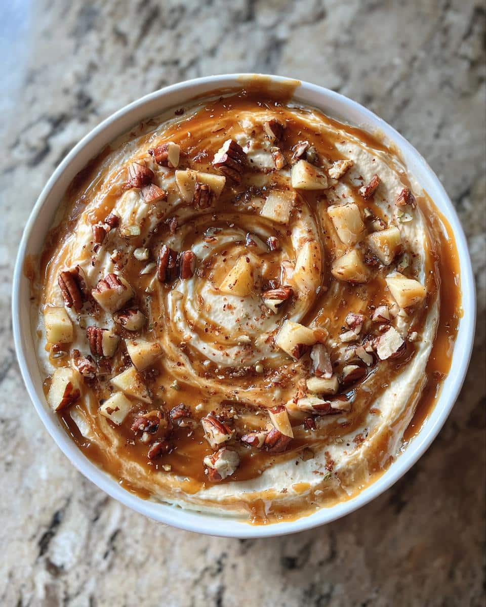 Easy caramel apple cheesecake dip recipe - detail 1