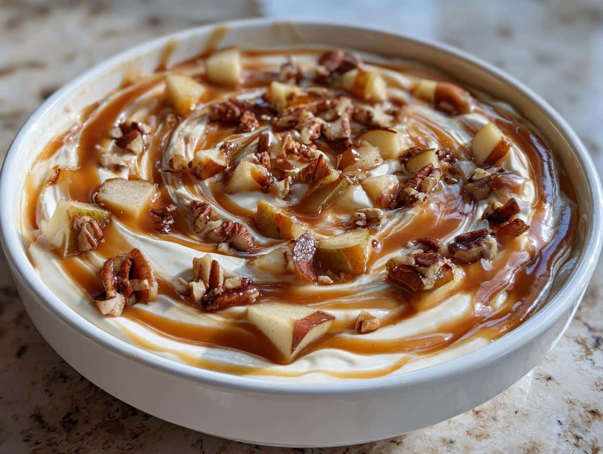 Irresistible Easy Caramel Apple Cheesecake Dip in 15 Minutes