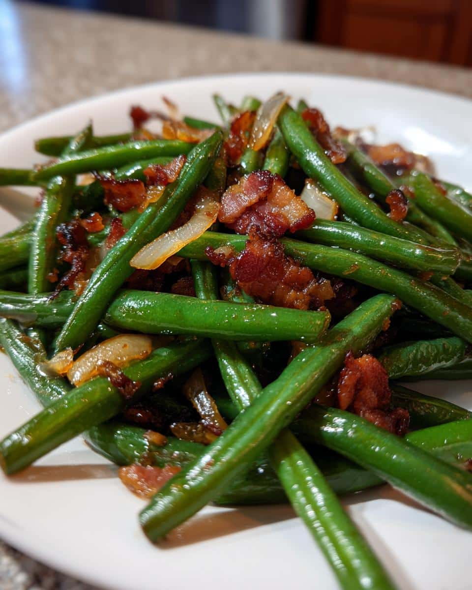Fresh Southern Green Beans with Bacon: Best Recipe - detail 1