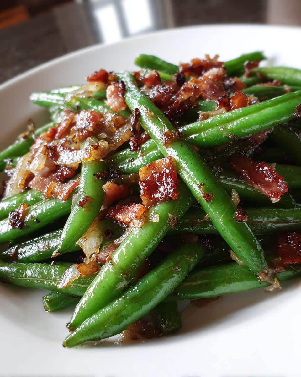 Fresh Southern Green Beans with Bacon: Best Recipe - detail 2