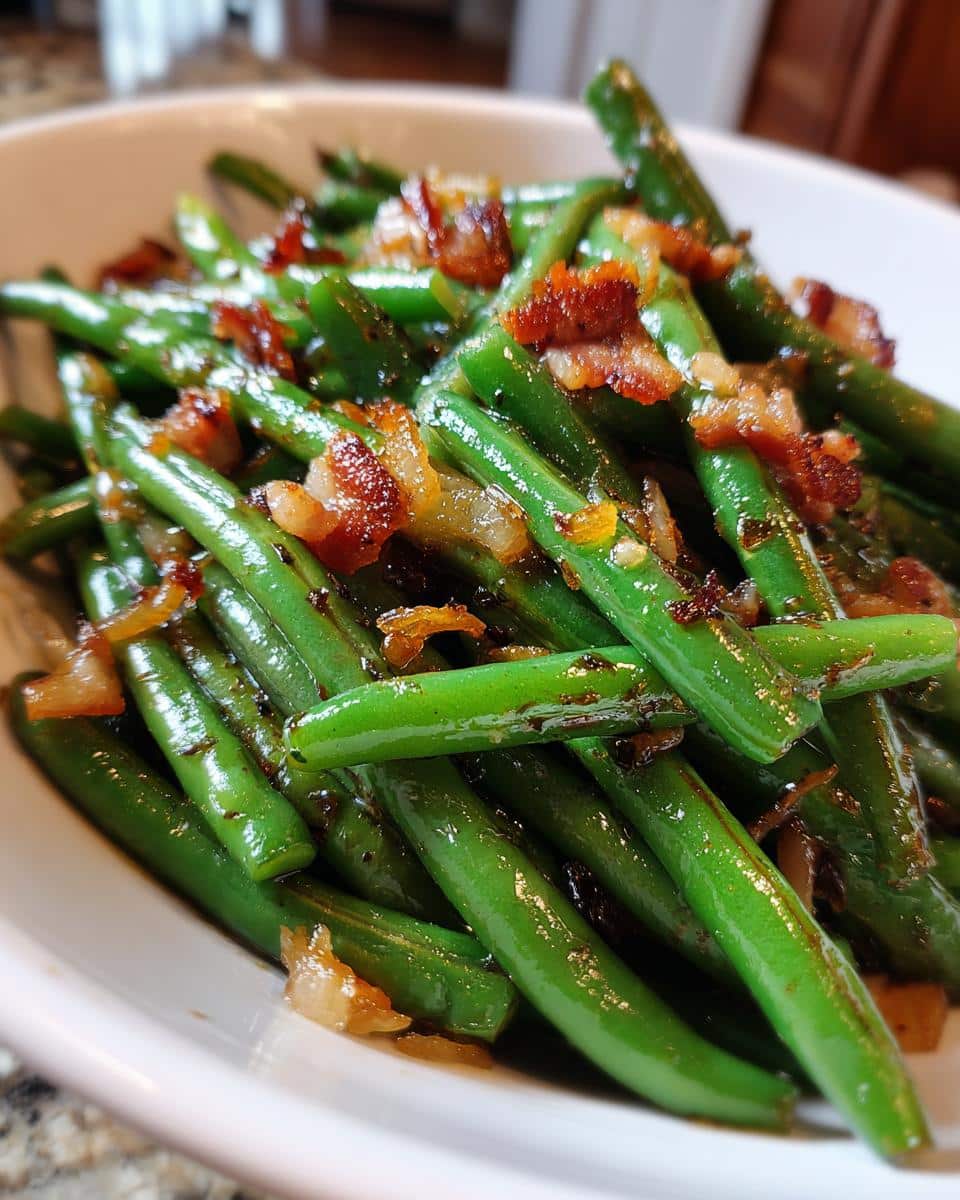 Fresh Southern Green Beans with Bacon: Best Recipe - detail 3
