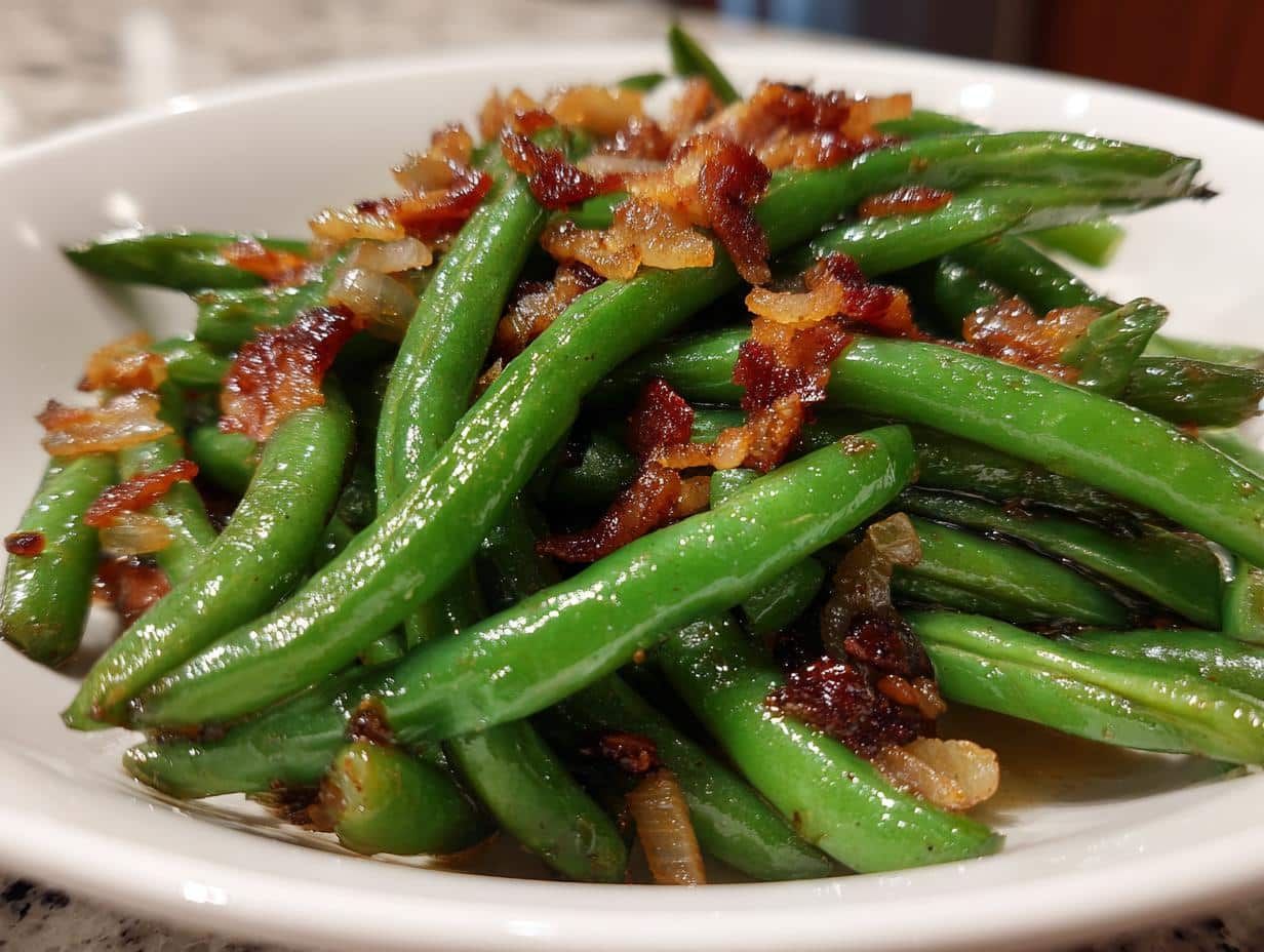 Fresh Southern Green Beans with Bacon: 1 Perfect Comfort Recipe
