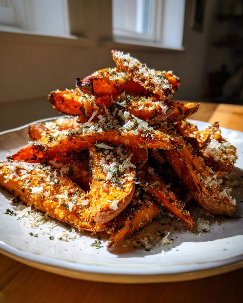 Garlic Parmesan Sweet Potato Wedges You Need to Try! - detail 1