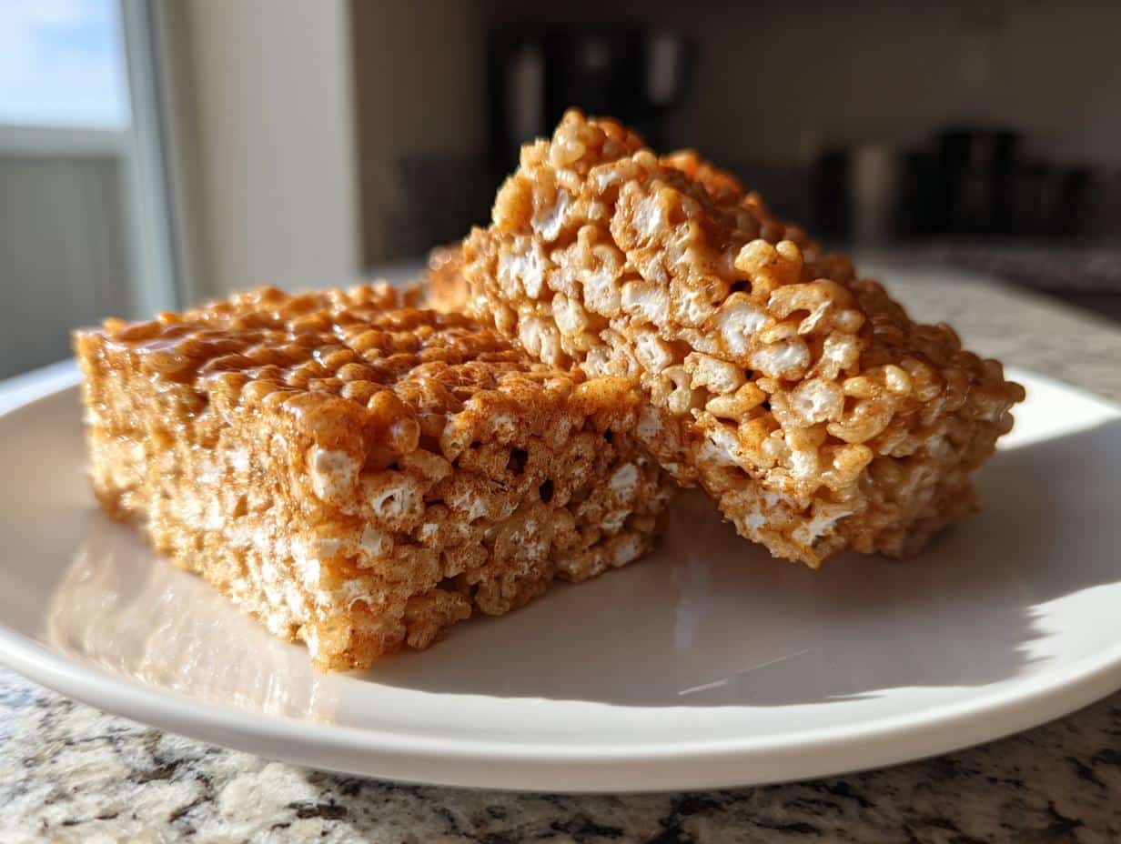 20-Minute Gingerbread Rice Krispie Treats – Holiday Magic in Every Bite