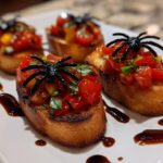 Halloween Bruschetta Appetizer