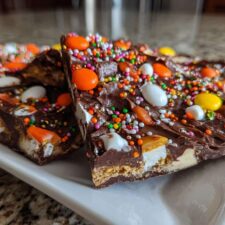 **10-Minute Halloween Candy Bark That Steals the Show**