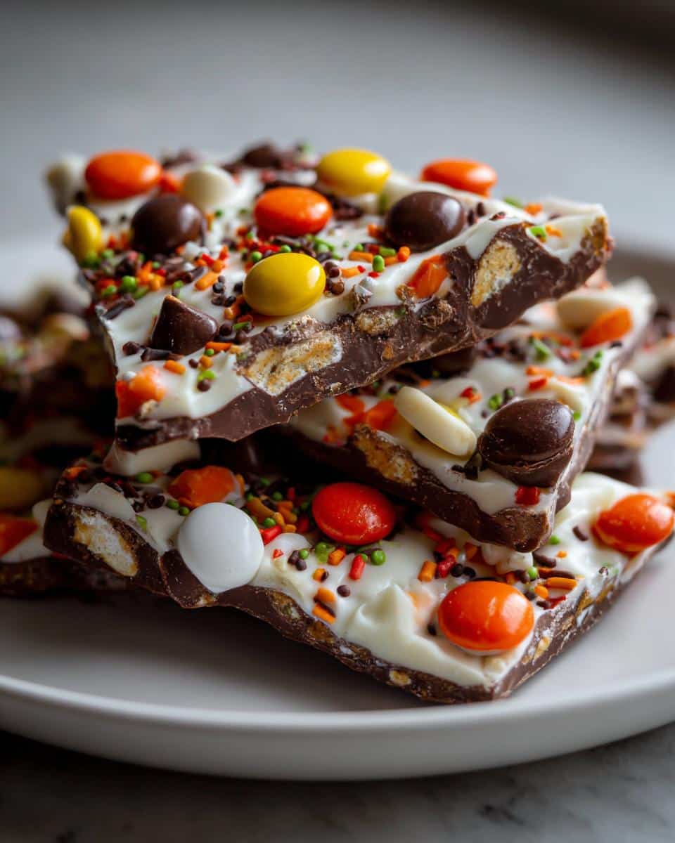 Halloween Candy Bark - detail 4