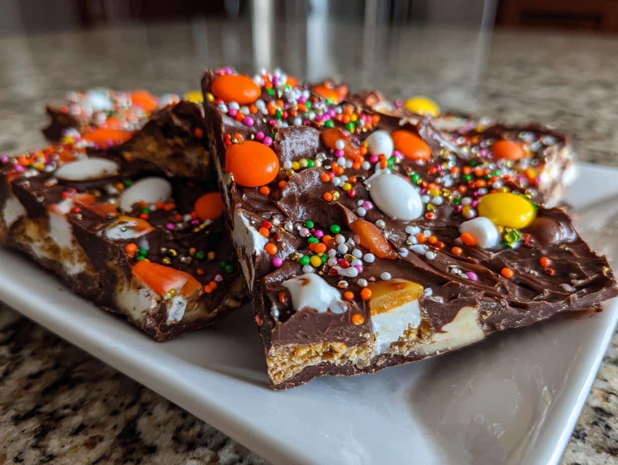 10-Minute Halloween Candy Bark That Steals the Show