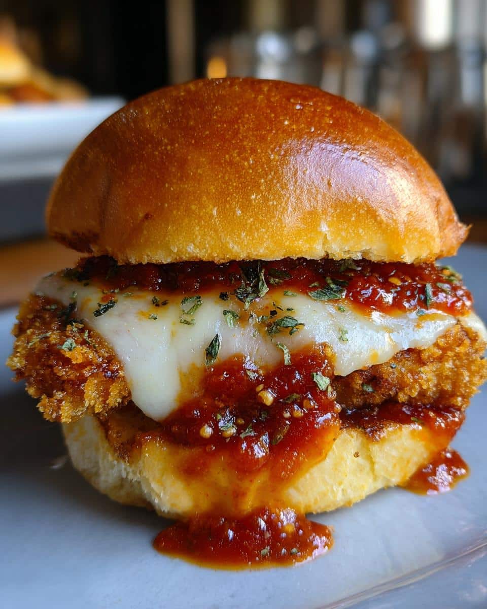 Halloween Chicken Parm Sliders - detail 1