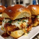 Halloween Chicken Parm Sliders