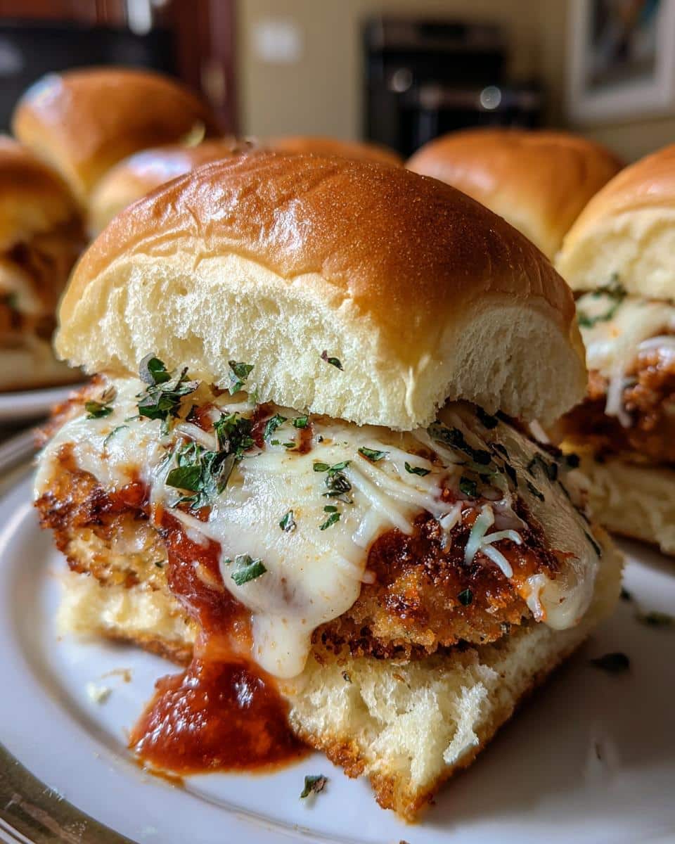 Halloween Chicken Parm Sliders - detail 2