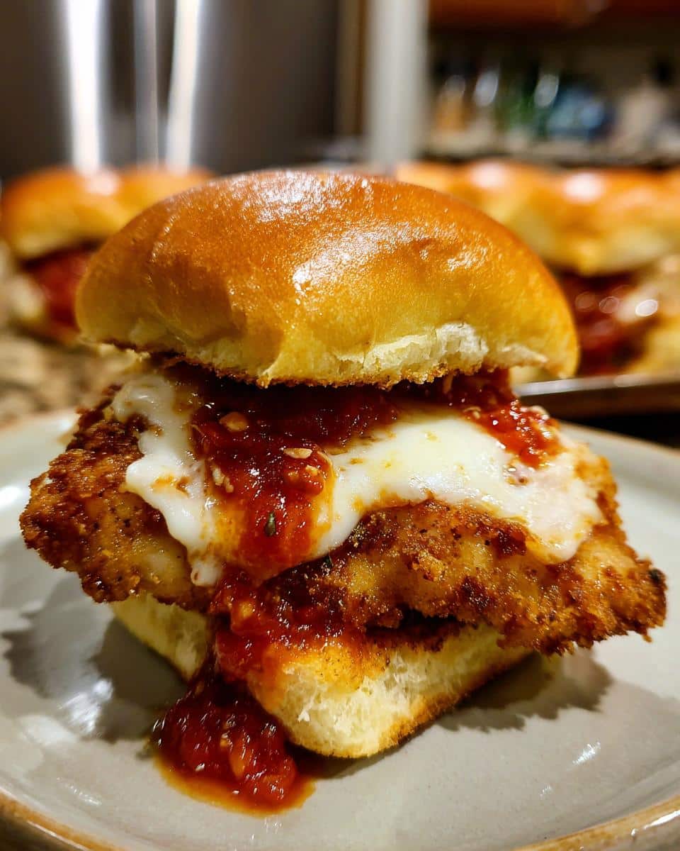 Halloween Chicken Parm Sliders - detail 3