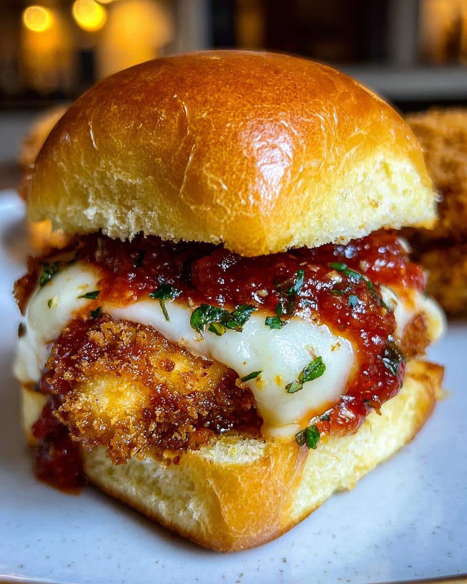 Halloween Chicken Parm Sliders - detail 4