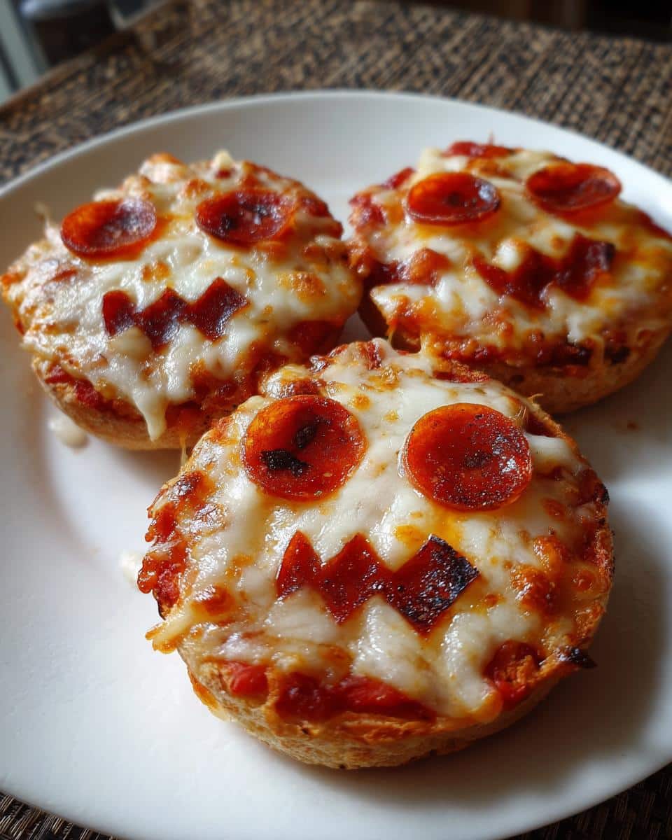Halloween Mini Pizzas - detail 3