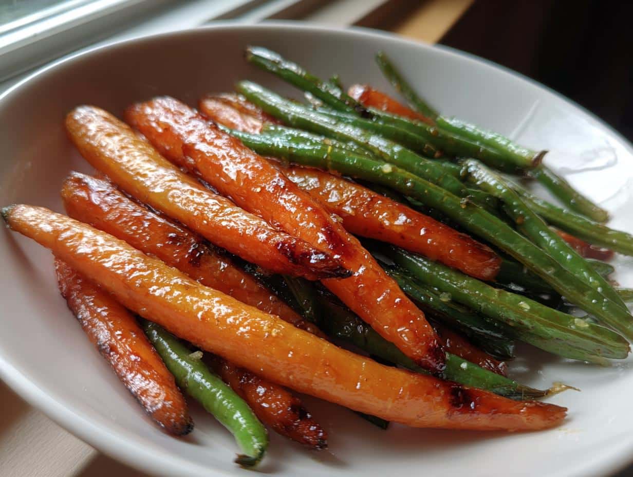 Irresistible Honey Glazed Carrots & Green Beans Recipe