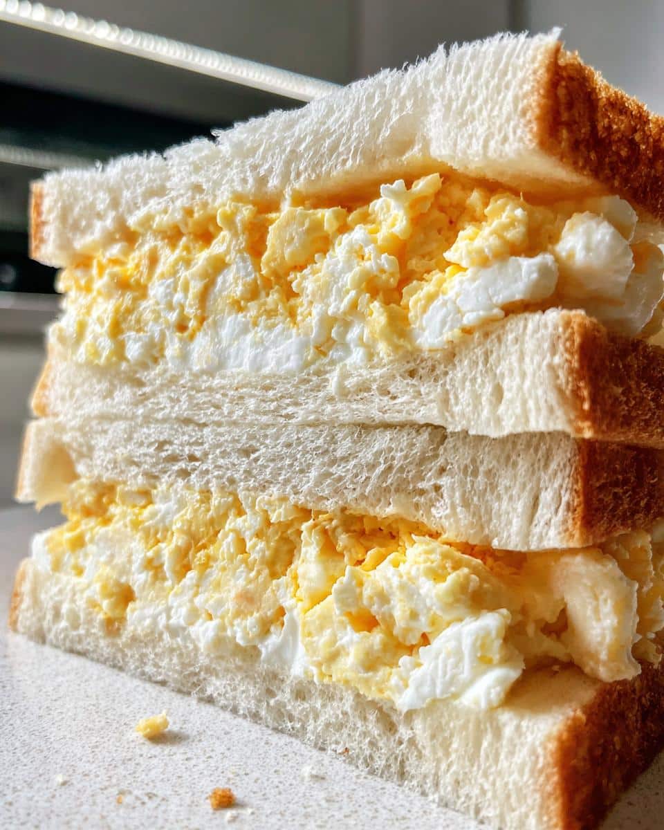 Japanese Tamago Sando - detail 2