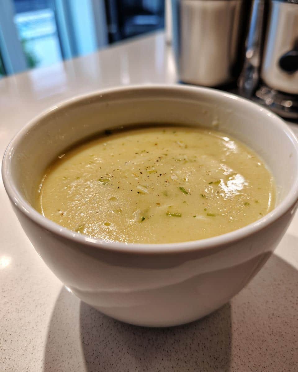 Leek & Potato Soup - detail 2