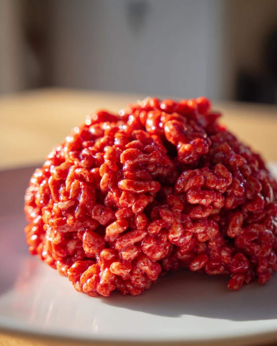 Marshmallow Rice Krispies (Bubbles) Halloween Brains - detail 1