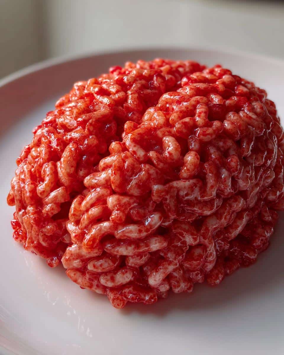 Marshmallow Rice Krispies (Bubbles) Halloween Brains - detail 2