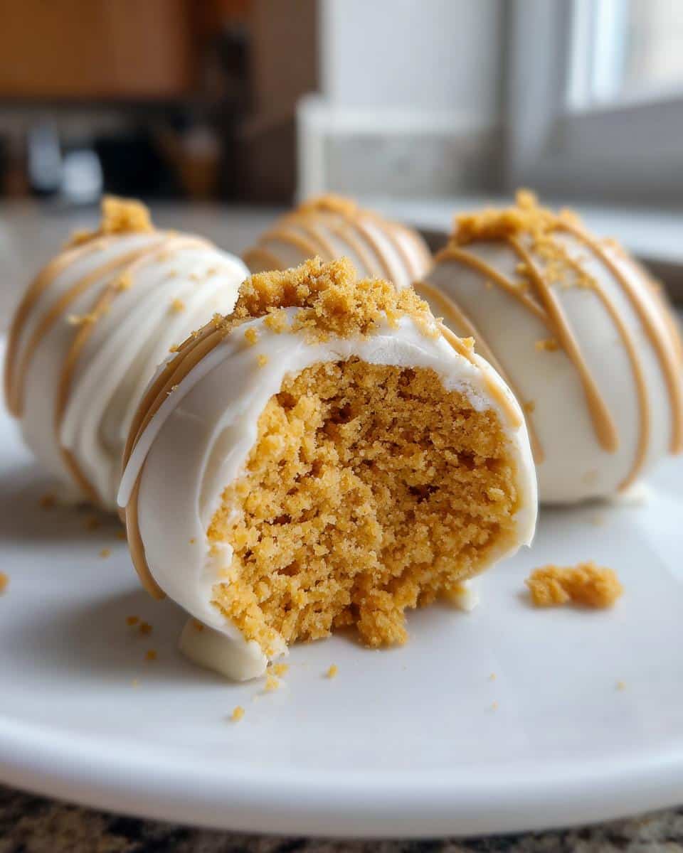 No Bake Pumpkin Cheesecake Balls - detail 2