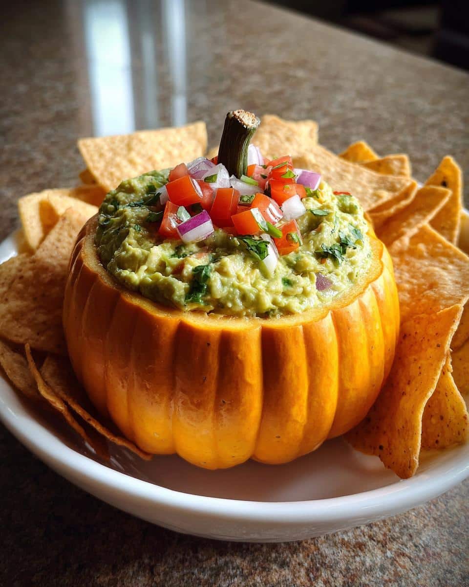 Puking Pumpkin Guacamole - detail 1