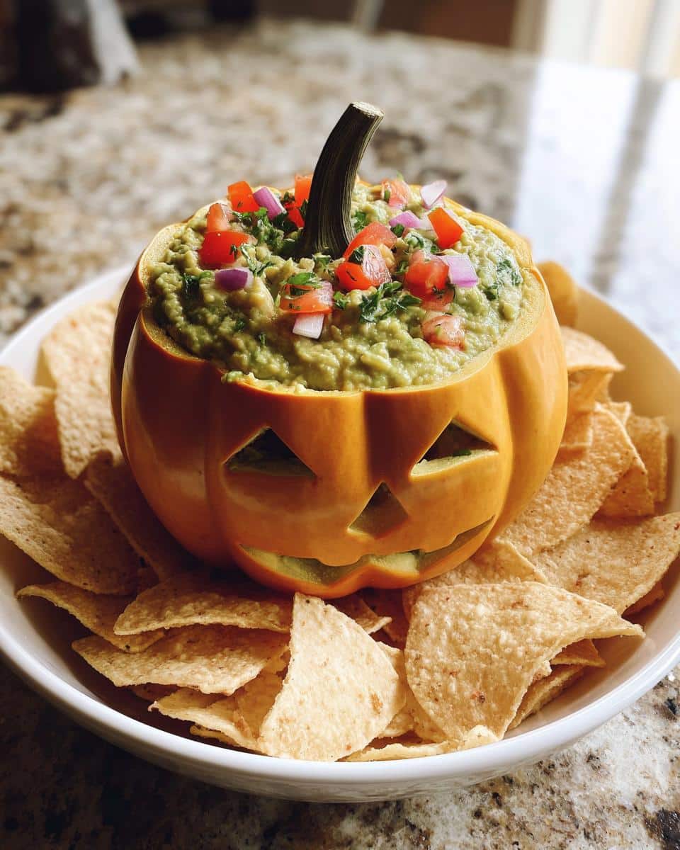 Puking Pumpkin Guacamole - detail 3