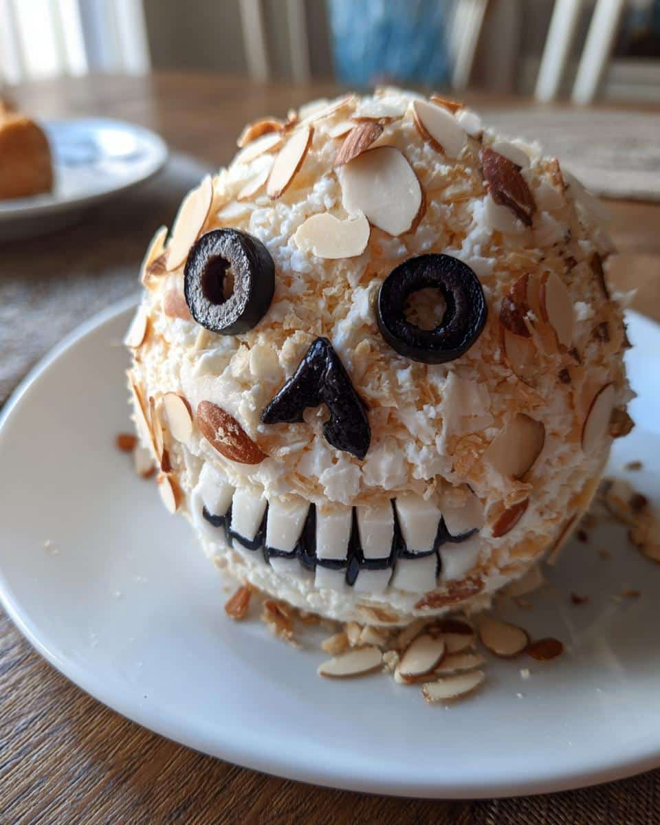 Skellington Cheese Ball Appetizer Recipe - detail 2