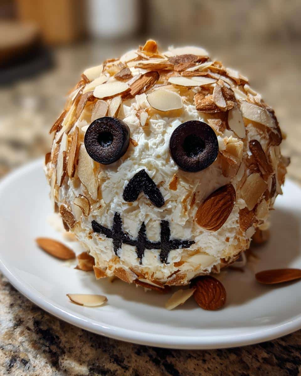 Skellington Cheese Ball Appetizer Recipe - detail 3