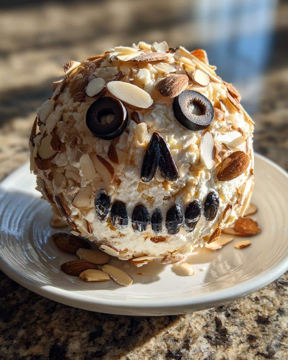 Skellington Cheese Ball Appetizer Recipe - detail 4