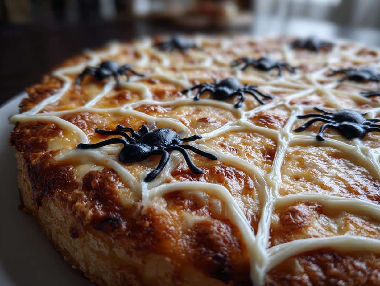 Spooky Spider Web Pizza Recipe That’s Scarily Delicious