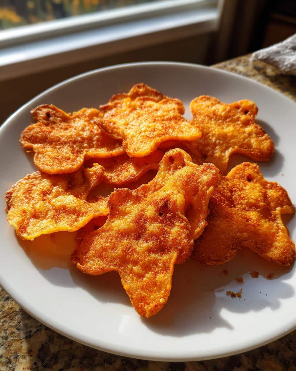 Spooky Baked Halloween Ghost Chips (Gluten-Free + Paleo-Friendly) - detail 1
