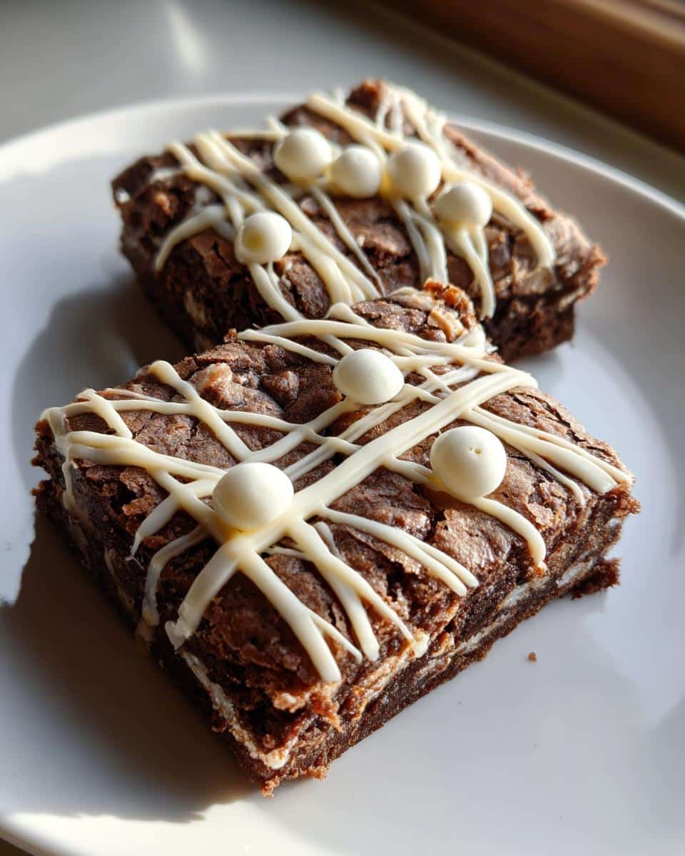 Spooky Mummy Brownies - detail 2
