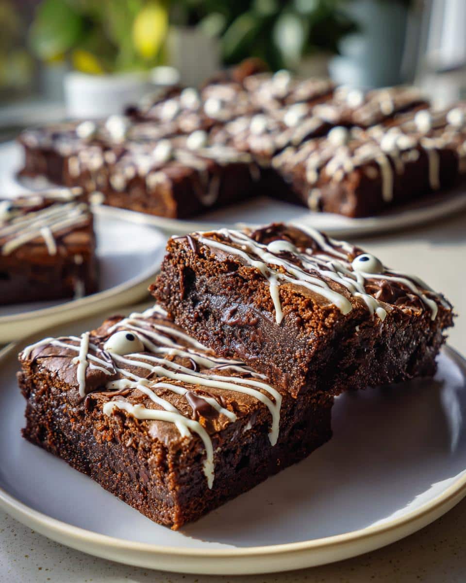 Spooky Mummy Brownies for a Delightful Halloween Treat - detail 1