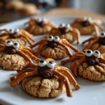 Spooky Peanut Butter Spider Cookies