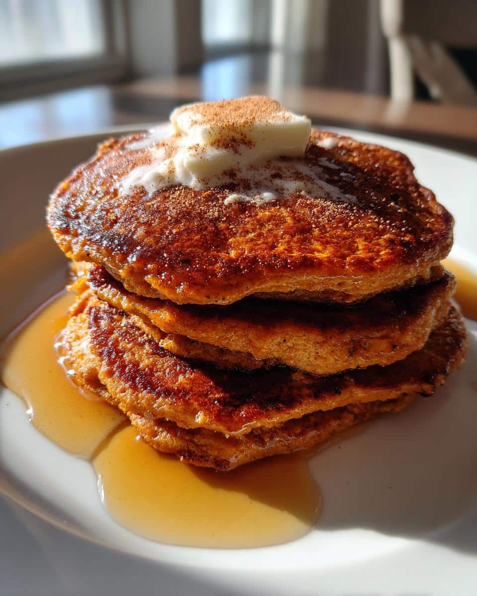 Sweet Potato Pancakes (Gluten Free and Dairy Free) - detail 2