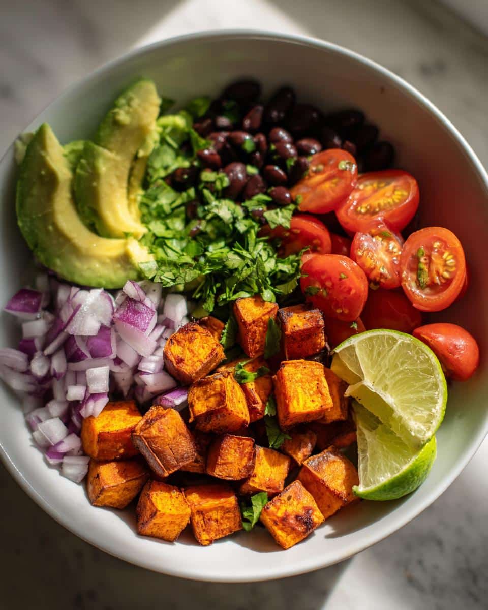 Sweet Potato Taco Bowls | Easy, Healthy Weeknight Dinner! - detail 1