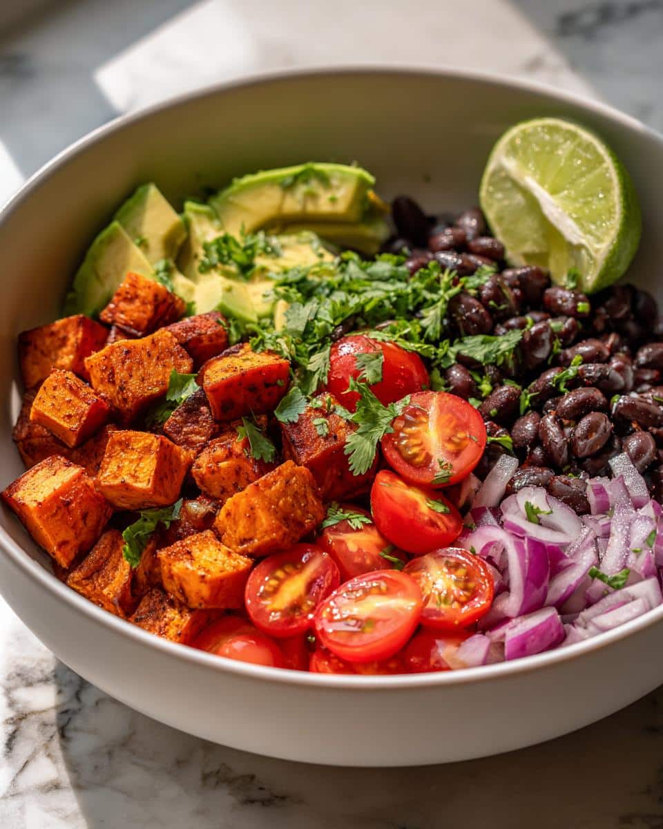 Sweet Potato Taco Bowls | Easy, Healthy Weeknight Dinner! - detail 2