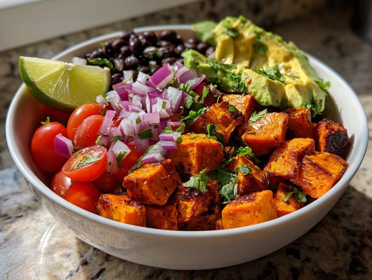 30-Minute Sweet Potato Taco Bowls – Delicious & Nutritious Dinner!