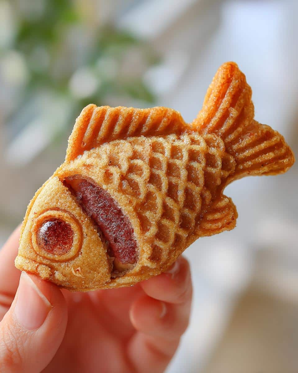 Taiyaki (Japanese Fish Dessert) - detail 1