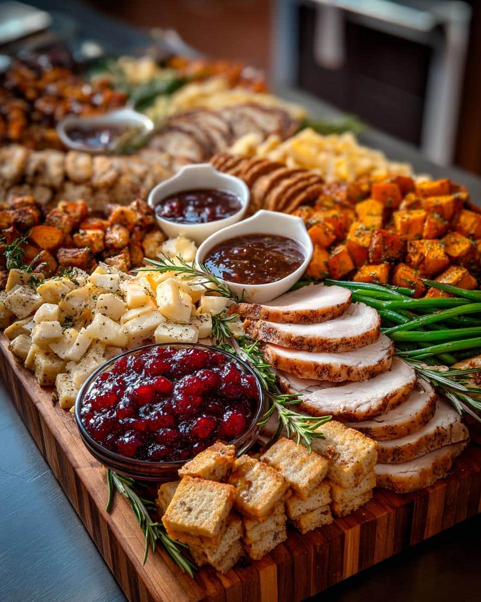 Thanksgiving Turkey Charcuterie Board - detail 2