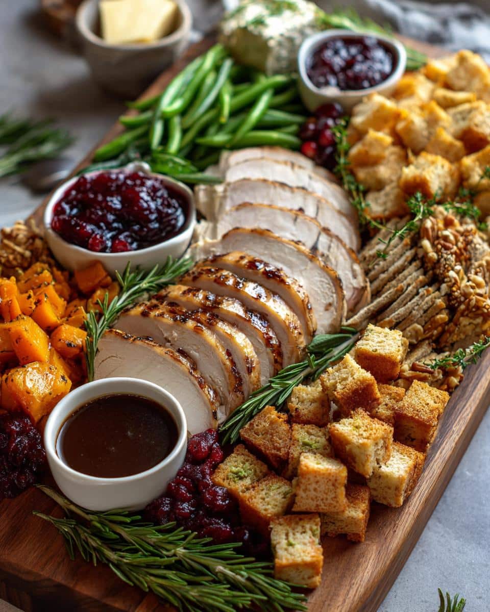 Thanksgiving Turkey Charcuterie Board - detail 3