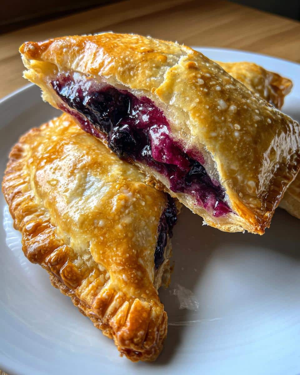 Vegan Blueberry Ghost Hand Pies - detail 1