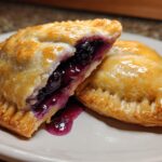 Vegan Blueberry Ghost Hand Pies